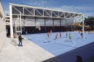 Els clubs de bàsquet inauguren la pista coberta de la Joaquim Cusí