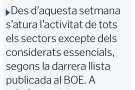 Prop de 50.000 treballadors afectats per ERTOs a les comarques gironines