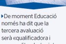 Els docents demanen uns criteris clars i igualitaris per avaluar el tercer trimestre