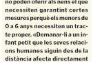 Front comú contra el pla d’Educació