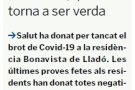Primera tanda de vacunes per als col·lectius essencials a l’Alt Empordà