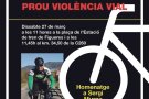 Concentració ciclista per recordar a Sergi Murga