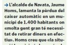 Navata decideix si paga més de 1.000 € al mes per tenir caixer automàtic al poble