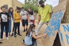 L’art del grafit arriba a l’escola de Cabanes de la mà de Fert