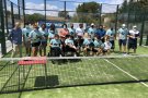 Estrena solidària de les noves pistes de pàdel