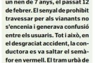 A punt per entrar en servei el tram del carrer Fages de Climent en sentit únic