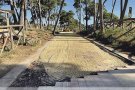 La repavimentació del passeig d’Empúries, enllestida aviat