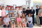El cònsol del Japó visita  l’institut Alexandre Deulofeu