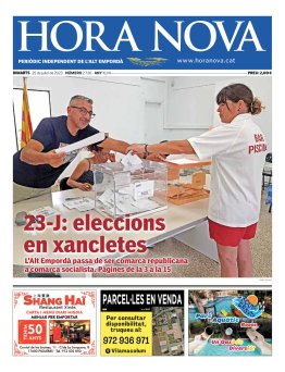 HORA NOVA - Edició 25 de juliol de 2023
