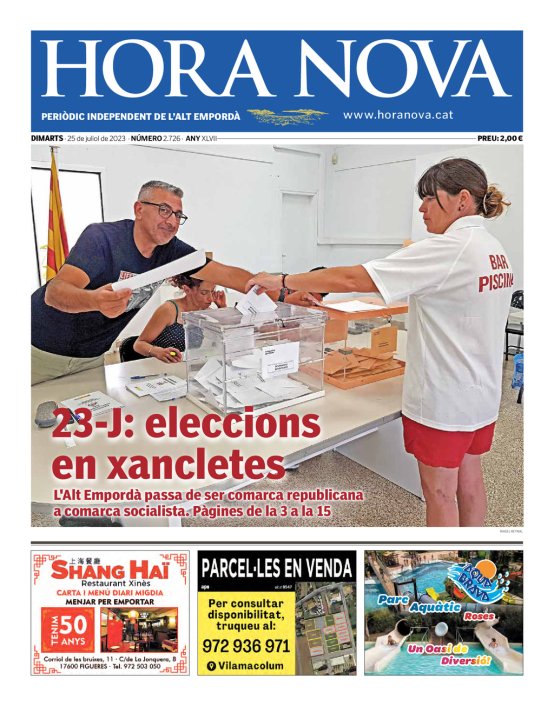 HORA NOVA - Edició 25 de juliol de 2023