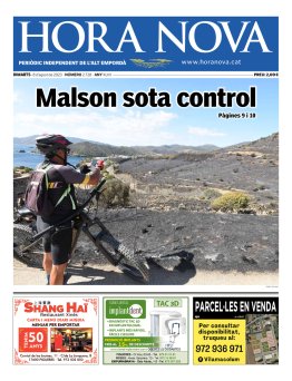 HORA NOVA - Edició 8 d'agost de 2023