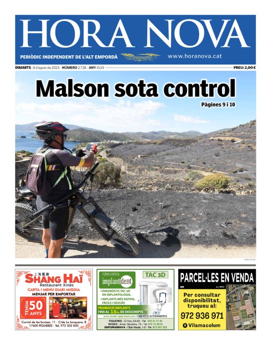 HORA NOVA - Edició 8 d'agost de 2023