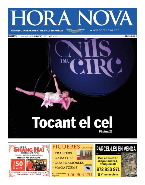 HORA NOVA - Edició 22 d'agost de 2023