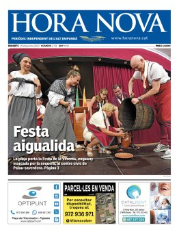 HORA NOVA - Edició 29 d'agost de 2023