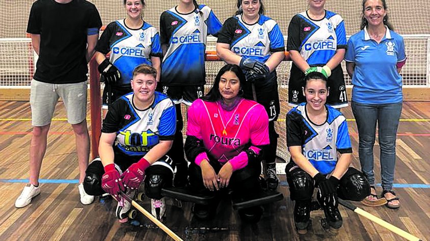 El primer sènior femení de l'Hoquei Figueres ja patina