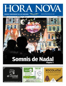 HORA NOVA - Edició 12 de desembre de 2023