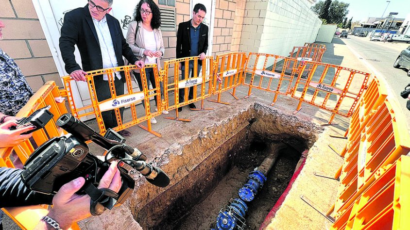 S’inicia la reducció de la pressió de l’aigua amb una instal·lació a l’est de la ciutat