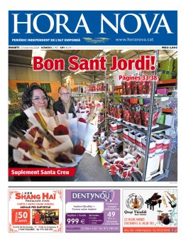 HORA NOVA - Edició 23 d'abril de 2024
