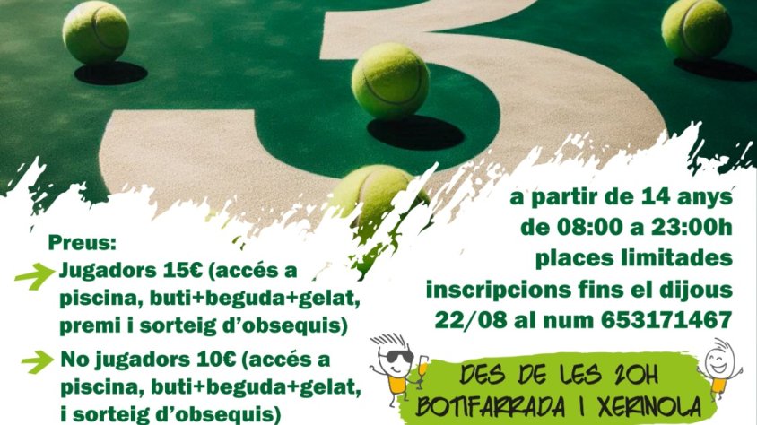 Maçanet, a punt per al seu tercer torneig