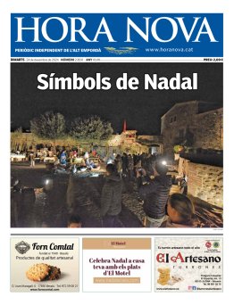 HORA NOVA - Edició 24 de desembre de 2024