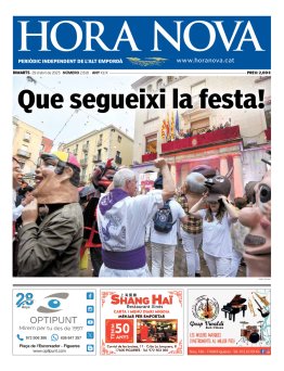 HORA NOVA - Edició 29 d'abril de 2025