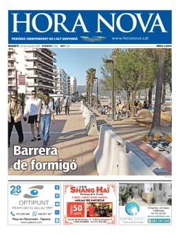 HORA NOVA - Edició 20 de maig de 2025