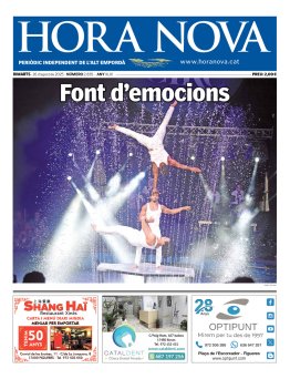 HORA NOVA - Edició 26 d'agost de 2025