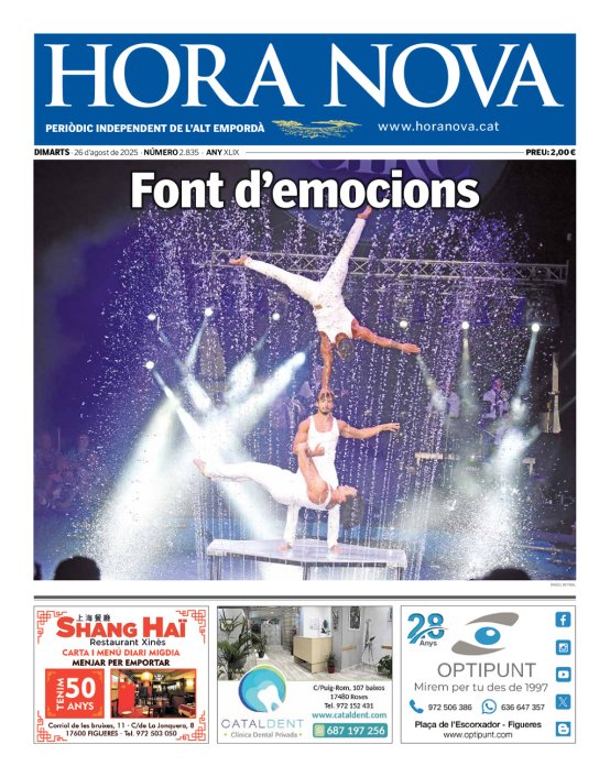 HORA NOVA - Edició 26 d'agost de 2025