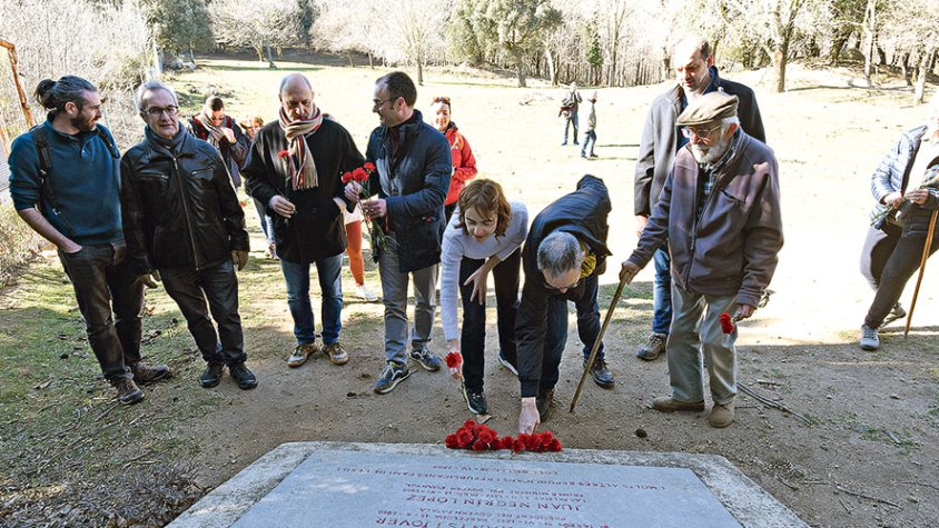 L’exili republicà es recorda al coll del Lli