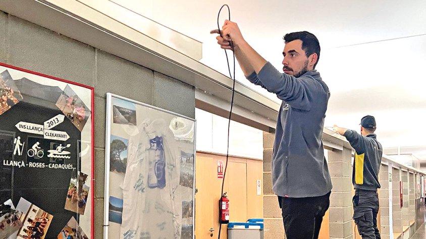 L’institut de Llançà, videovigilat