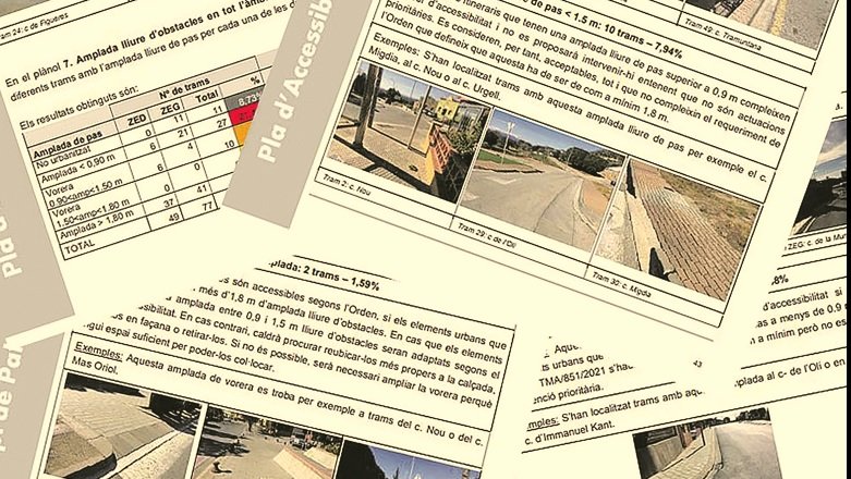 El pla d’accessibilitat de Palau-saverdera ja és a exposició pública