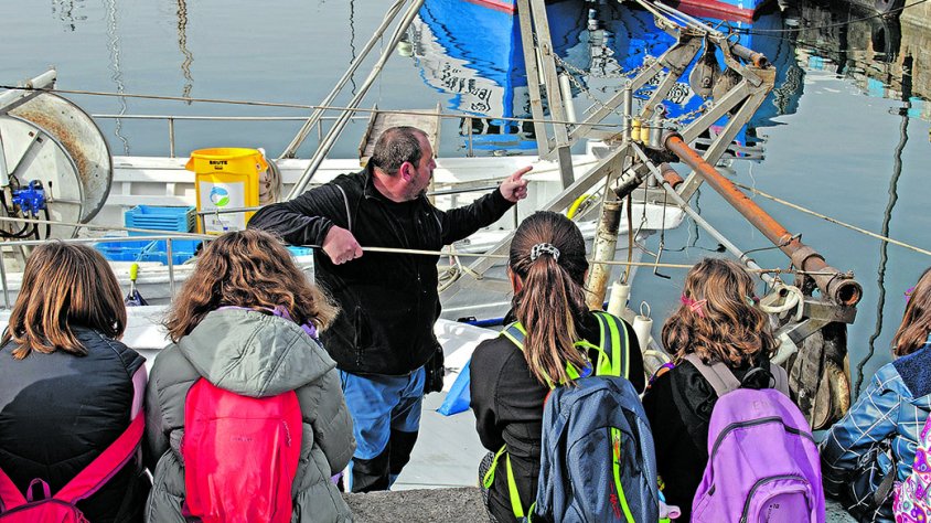 La Mar de Net consciencia més de 200 escolars amb visites a les llotges
