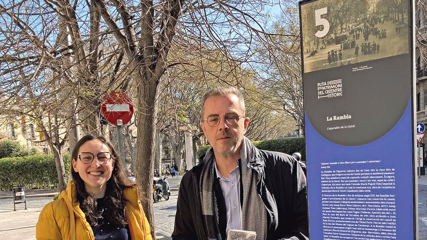 Es renoven els tòtems de la ruta turística del patrimoni