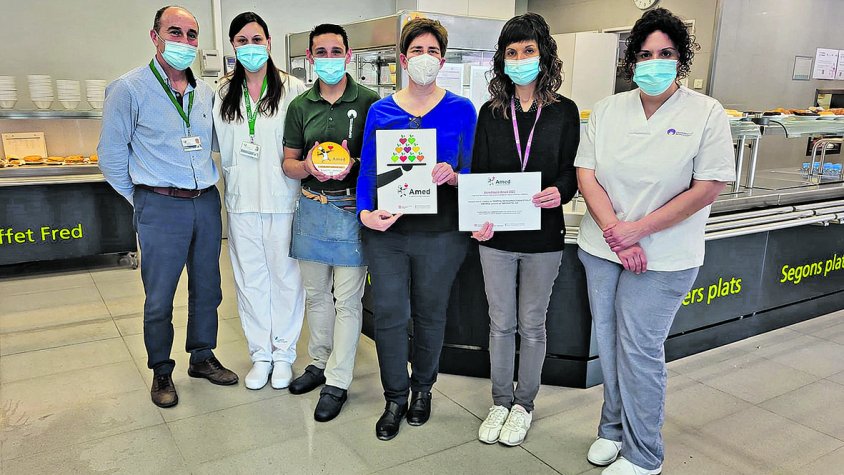 La cafeteria de l’hospital revalida el segell AMED
