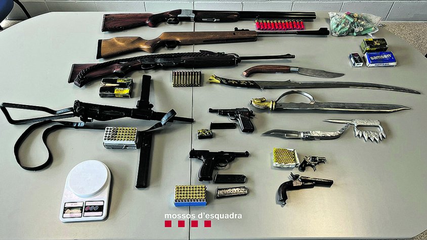 Dos detinguts en una plantació de droga a Vilafant