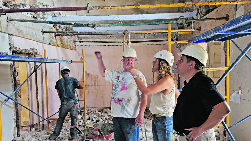 Les obres de la Rectoria avancen a bon ritme