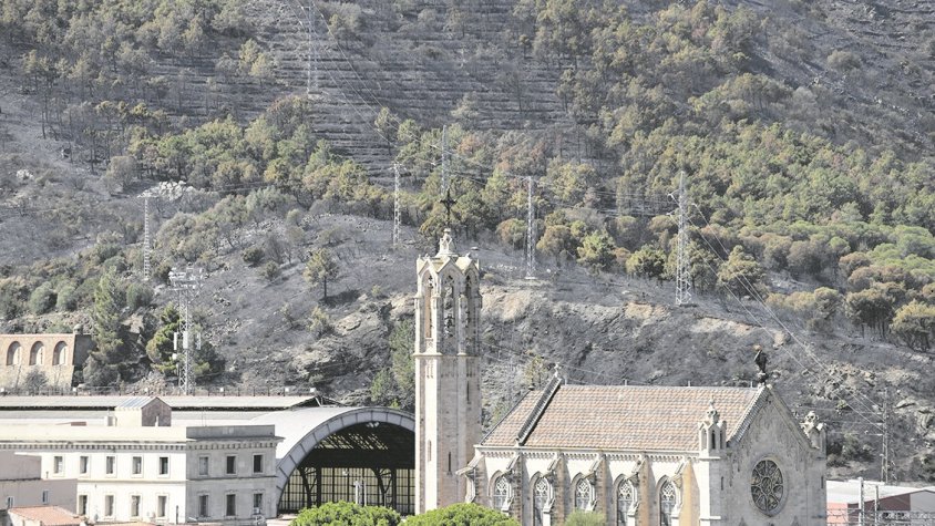 El foc de Portbou «controlat»