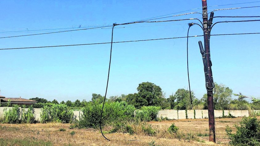 Roben cable telefònic i deixen el poble sense teleassistència