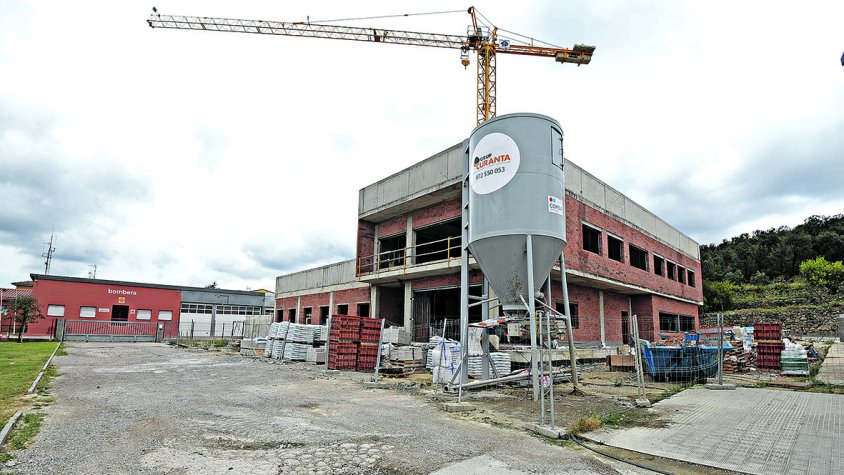 L’edifici de la Jonquera dels Mossos, al febrer del 2024