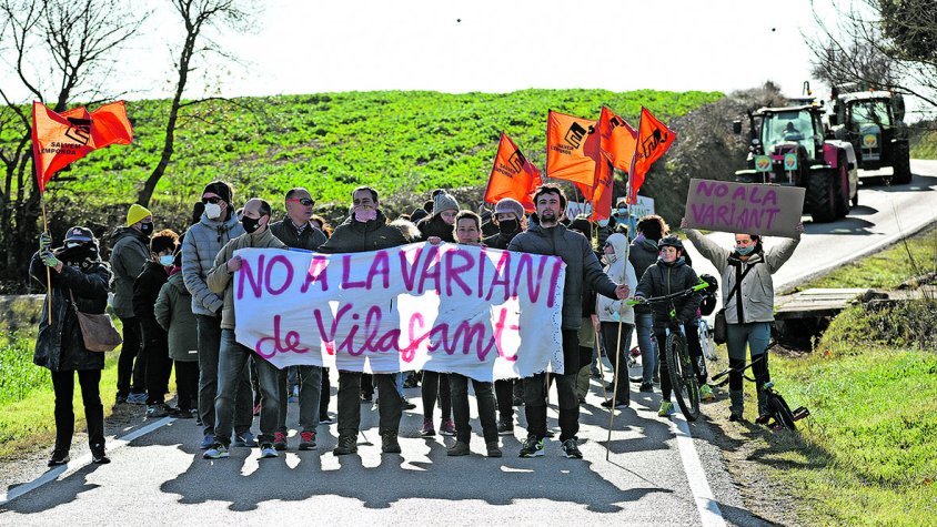 La justícia bloqueja la variant de Vilafant per falta d’informes