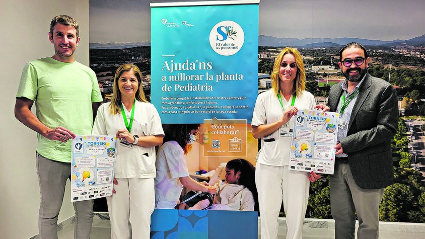 La recaptació del I Torneig de Pàdel Eva Martínez  serà per a l’ala de Pediatria