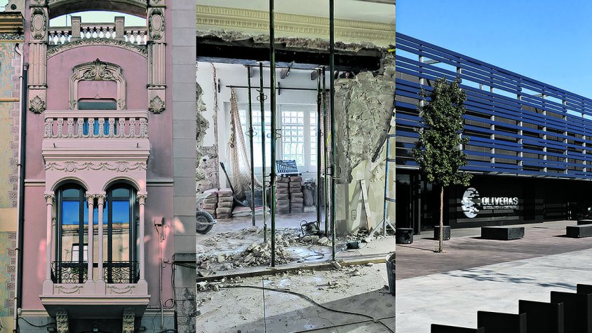 La nau Oliveras, el parc de bombers i un magatzem, exemples ‘d’orgull arquitectònic’