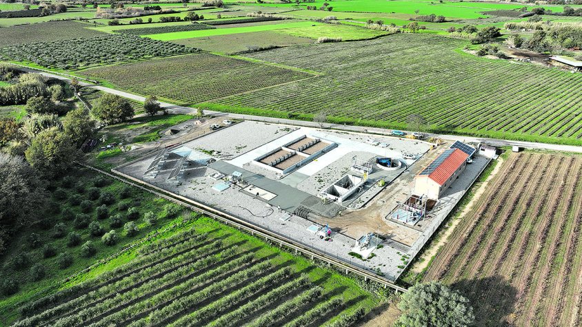 La nova depuradora de Pau, a ple rendiment