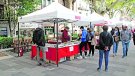 Festa literària a la Rambla