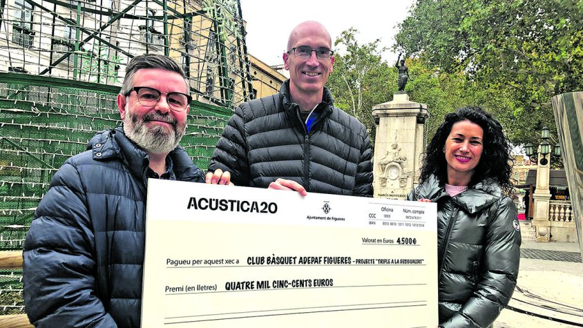 La iniciativa del Got Solidari entrega 4.500 euros a l’Adepaf de Figueres