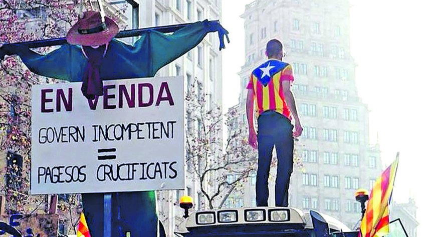 Les protestes dels pagesos també arriben a l’Alt Empordà