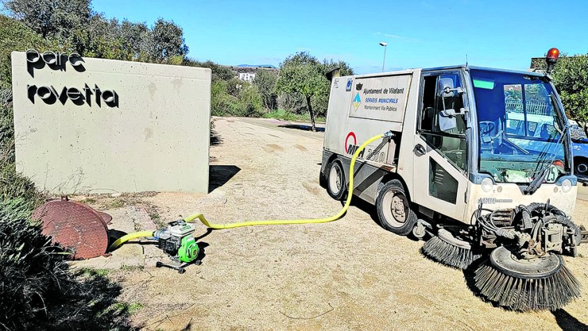 Vilafant regarà i netejarà els carrers amb aigua regenerada