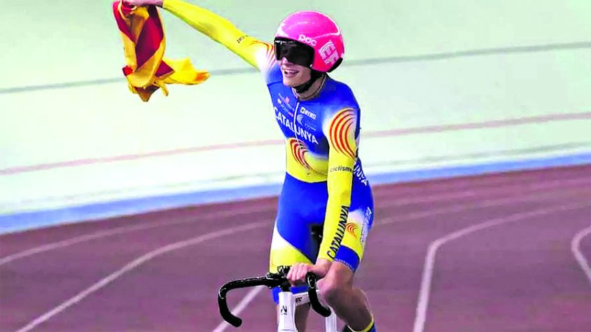 Una centella en el velòdrom