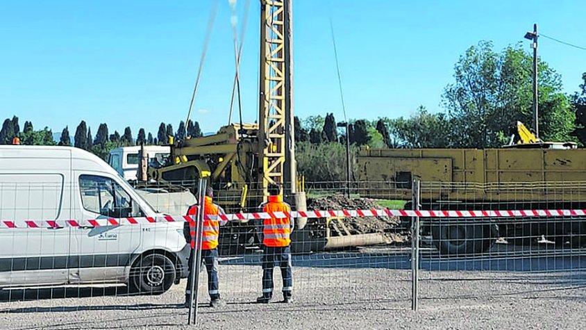Perforacions als Cendrassos per trobar aigua freàtica