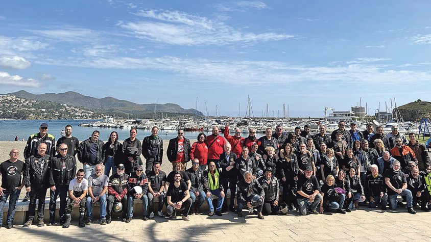 Cinquanta motos participen a la 1a Trobada Motera Tramuntana Nord
